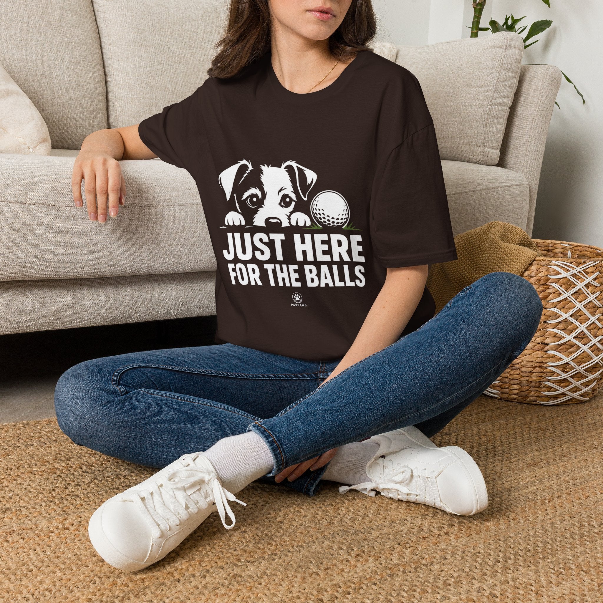 Just Here for the Balls T-Shirt - Dark Colors