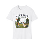 Little Dude Big Dreams T-Shirt — Kids Golf Vintage Design