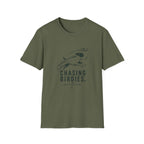 Chasing Birdies Dog Graphic T-Shirt