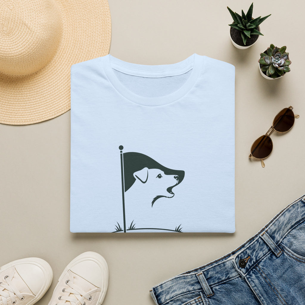 Bark Fore! Golf Dog T-Shirt — Funny Golfing Dog Graphic Tee