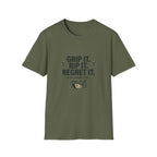 Grip It. Rip It. Regret It. Golf T-Shirt — Funny Golfing Quote Tee