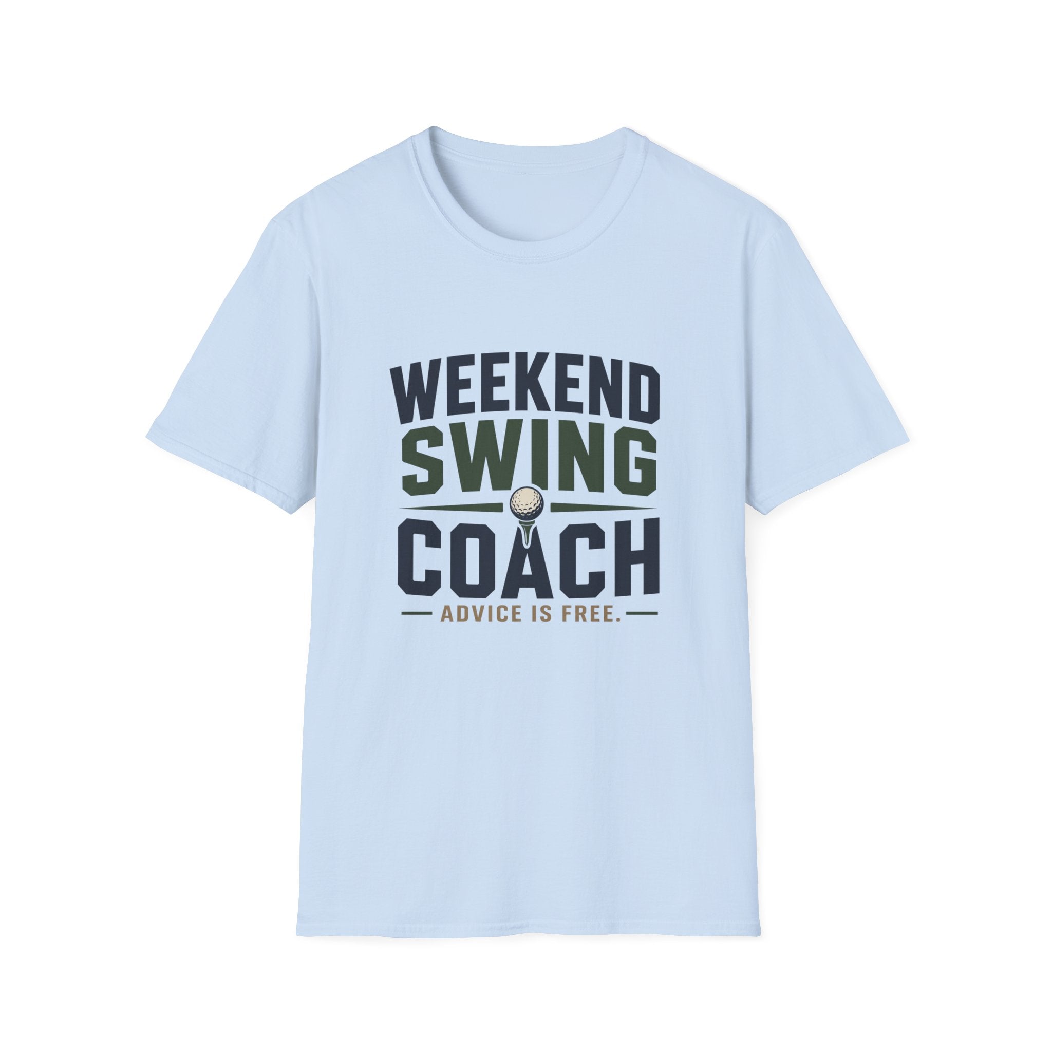 Weekend Swing Coach T-Shirt — Golf Humorous Weekend Golfer Tee