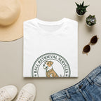 Ball Retrieval Services Dog T‑Shirt — Retro Retriever Logo Tee