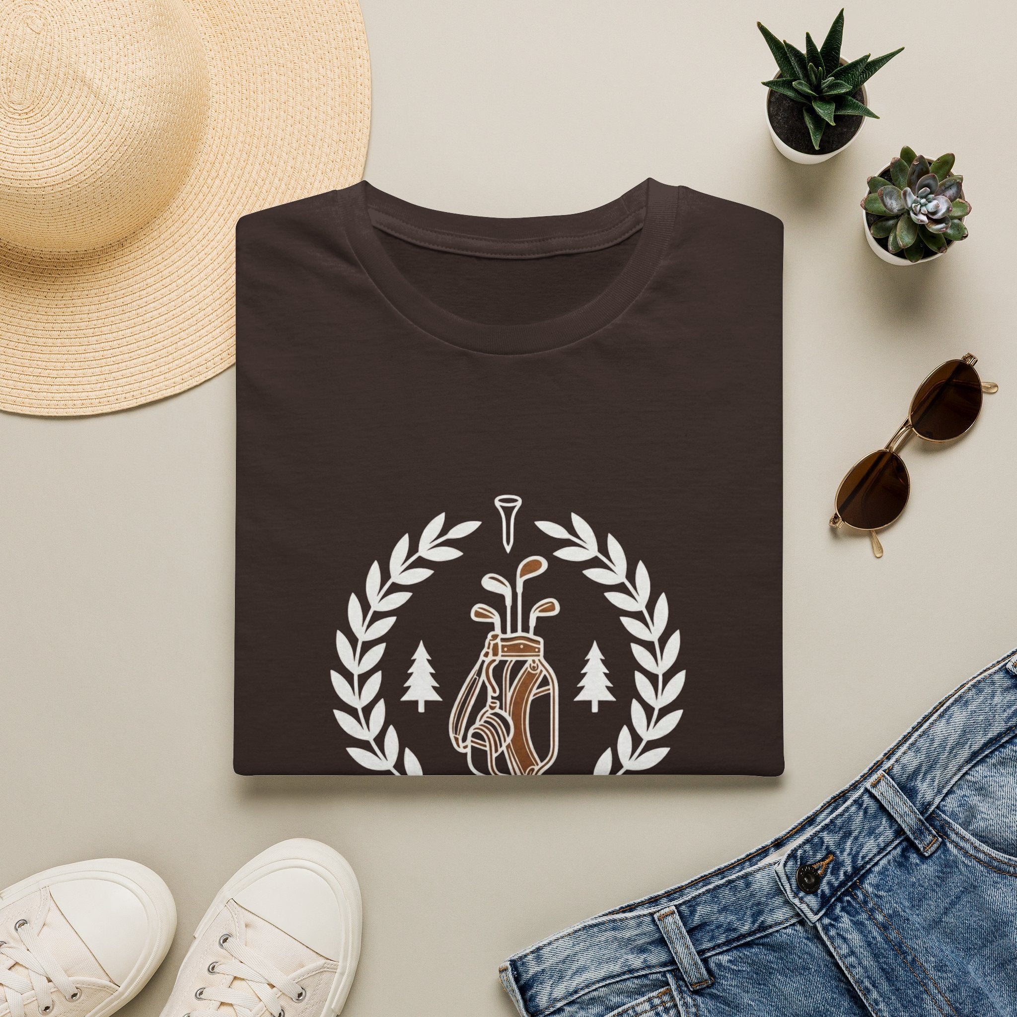Golf T-Shirt — “The Greatest Sport Ever” Golf Bag Graphic Tee