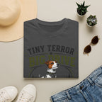 T-Shirt — "Tiny Terror, Big Drive" Hunting Dog Graphic