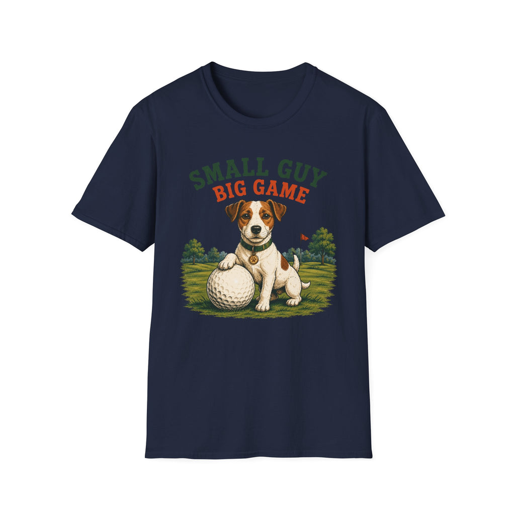 Small Guy Big Game T-Shirt — Golf Dog Graphic Tee