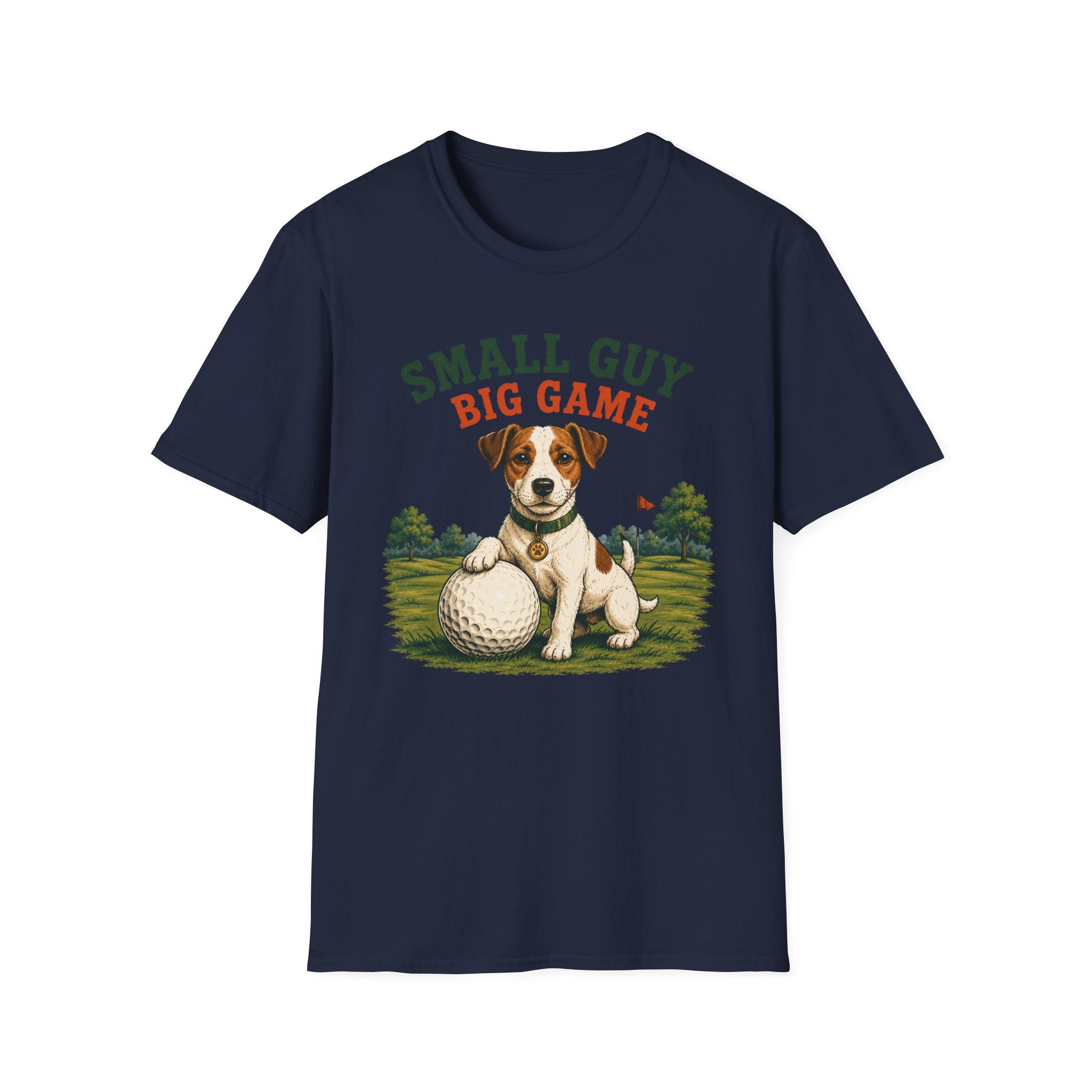 Small Guy Big Game T-Shirt — Golf Dog Graphic Tee